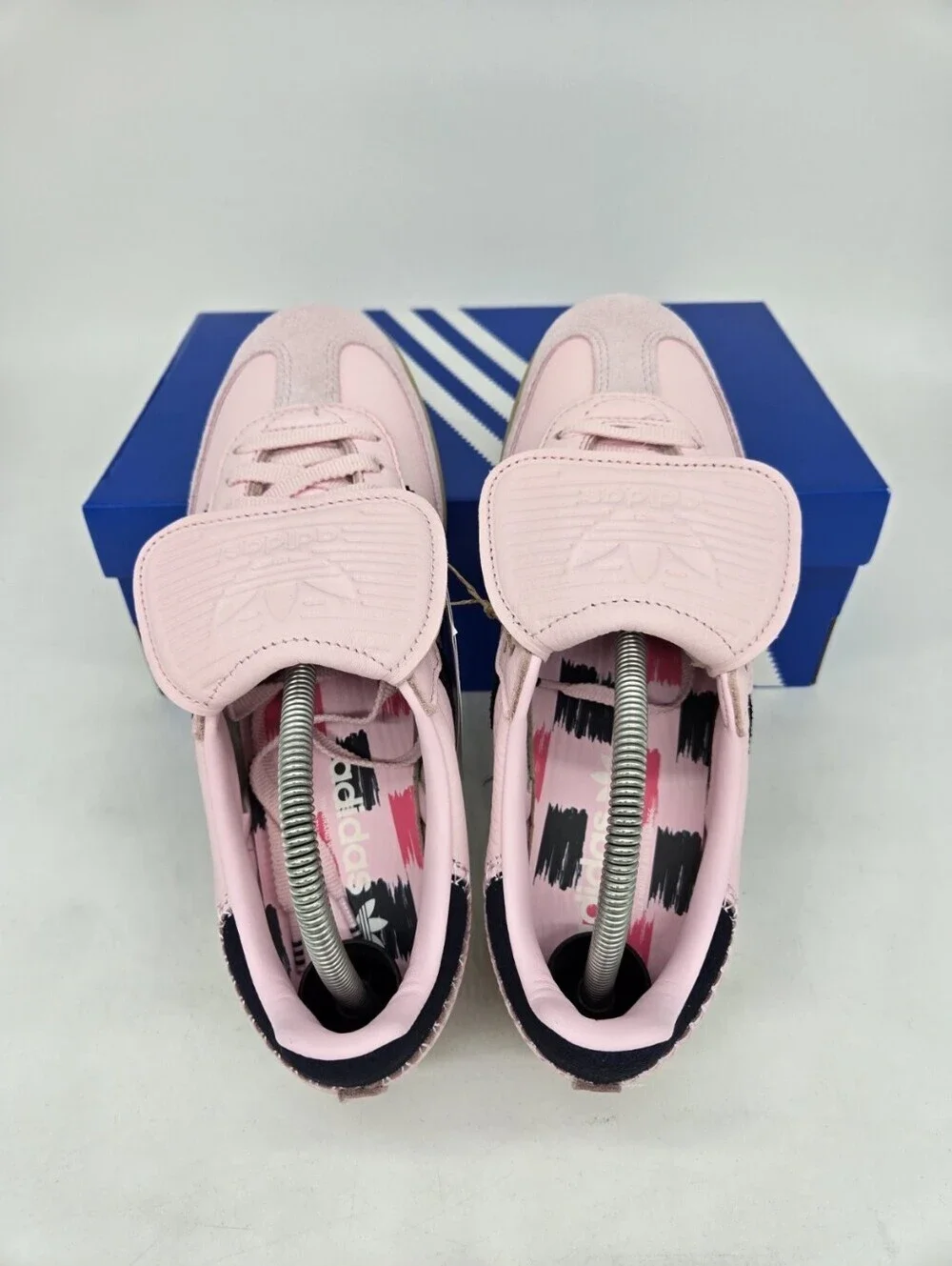 adidas Women's Samba LT Clear Pink Legend Ink JP6808 Shoes Size 7.5
